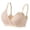Khaki, variant on Xijirk Women Wireless Nursing Bra with Adjustable Thin Strap Flip Open Cup V Neck Outline for Pregnant Daily Use and Postpartum Breastfeeding Needs,Khaki,XXL