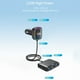 thumbnail image 5 of Cargador de coche 115W USB Multi Port Carga rápida | QC3.0 PD3.0 SCP Protocolos AFC | 6 puertos para uso de asientos delanteros y traseros | Entrada de 12 V-24 V | Pantalla digital | Extensión de, 5 of 9