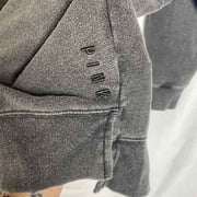 PINK Victorias Secret Women Oversized Cowl Neck Pullover Sweater Washed Gray S