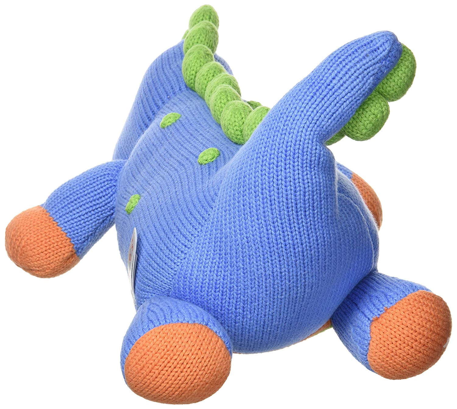 Eco-Friendly Zubels 100/% Hand-Knit Tanner the T-Rex Plush Doll Toy All-Natural Fibers 12-Inch
