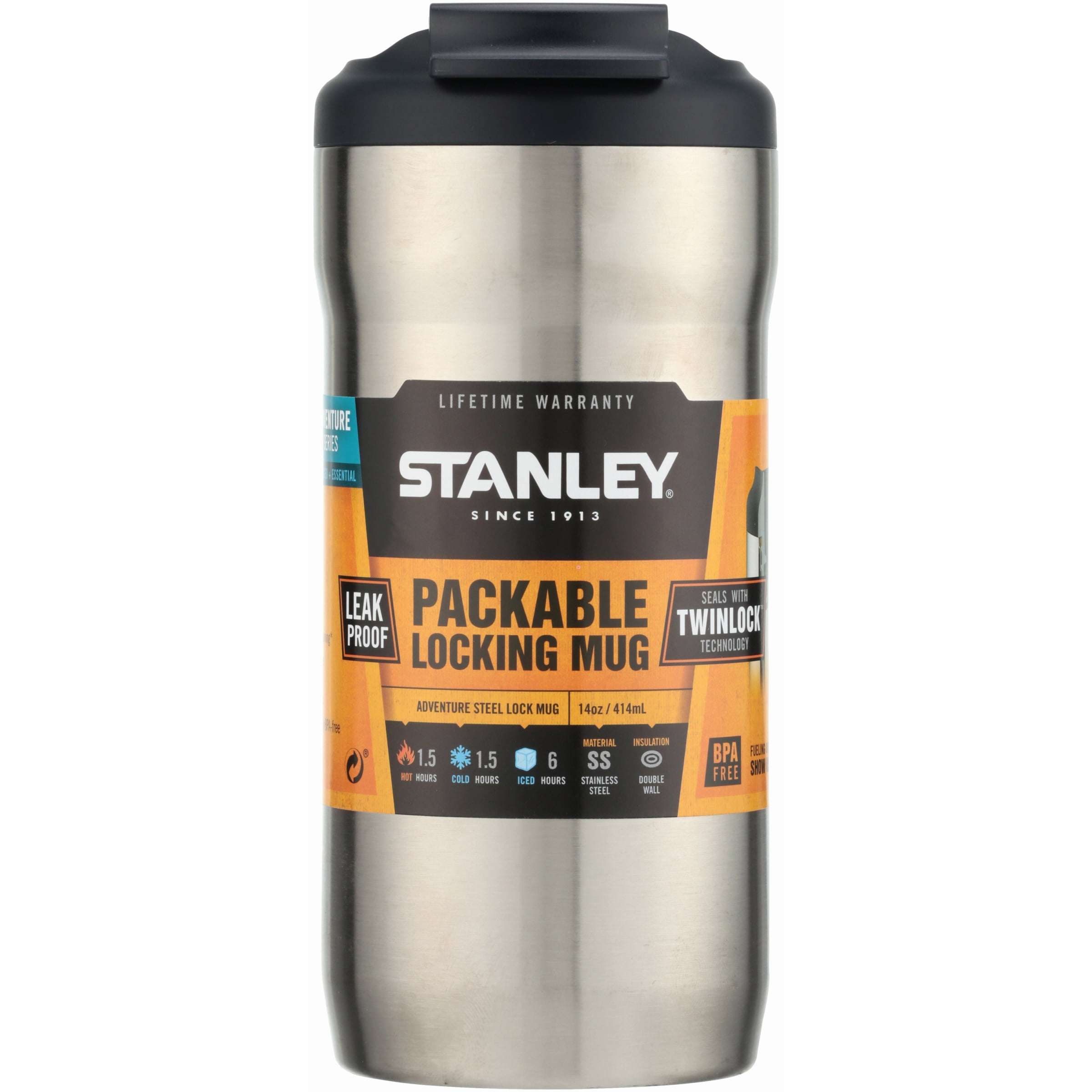 Stanley® Stainless Steel Insulated Adventure Mug - Charcoal, 18 oz