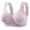 Grey, variant on 2 Pack Womens Bras Transparent Shoulder Strap Cordless Backless Spongeless With Convertible Shoulder Straps Bras