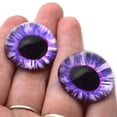 thumbnail image 2 of High Domed Purple Succubus Witch Demon Glass Eyes, 2 of 4