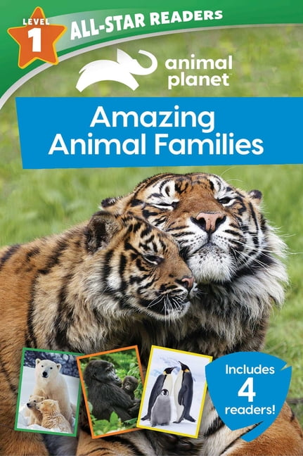 Animal Planet All-Star Readers: Animal Planet All-Star Readers: Amazing Animal Families Level 1 : Includes 4 Readers! (Paperback)