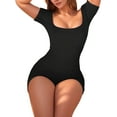 thumbnail image 2 of Womens Jumpsuits Shorts Rompers Workout Bodysuits Yoga Summer Fashion Vacation Outfits Clothes 2025 Black L, 2 of 6