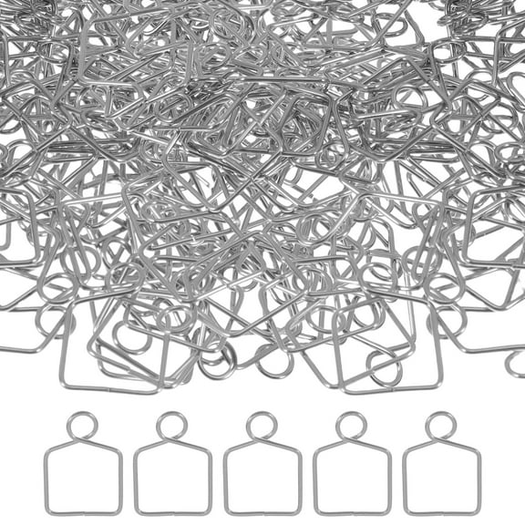 WEUVEB Metal Chandelier Clips for Crystal Prisms, and Easy to Install, Secure Hanging Hardware