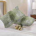 thumbnail image 3 of Sage Green Abstract Outdoor Pillow Covers Pack of 2 Vintage Graffiti Mottled Texture Waterproof Throw Pillow Covers Decorative Cushion Cases for Patio Garden Tent Balcony Couch 20x12 inch, 3 of 8