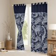 thumbnail image 3 of Homewish Boho Paisley Blackout Curtains Set of 2 (52x84 Each) for Teens Boys Girls,Bohemian Theme Window Curtains,Exotic Style Curtains and Drapes,Super Cozy Room Decor, 3 of 6