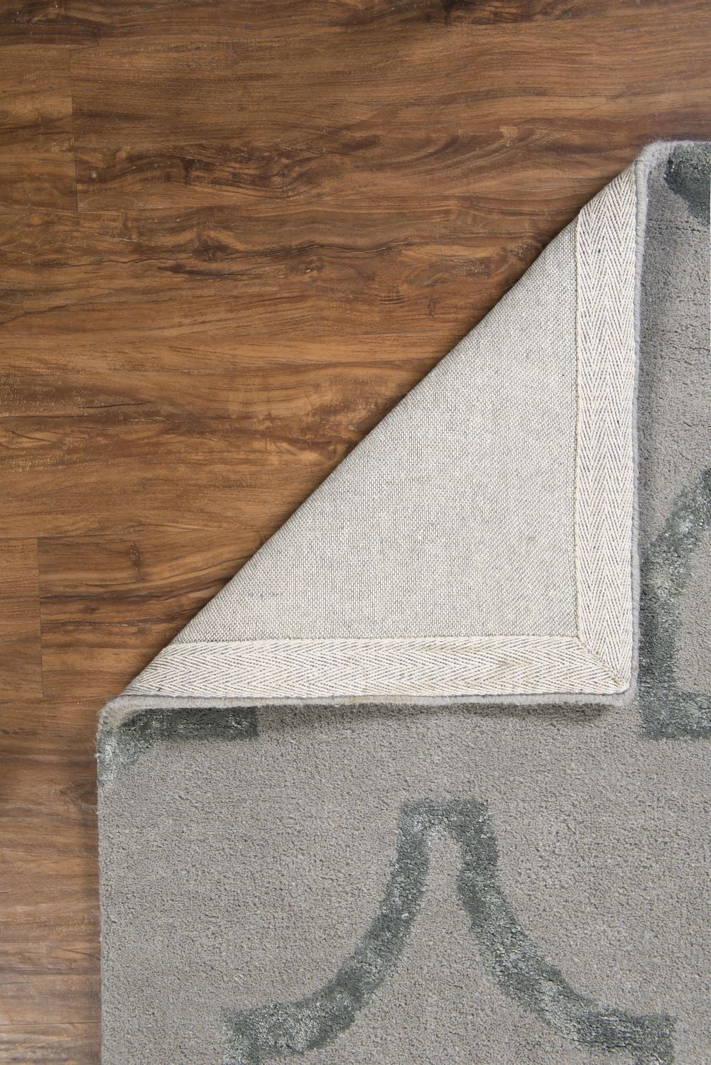 Tapis en Laine Aspire Géo ardoise de 8 pi x 11 pi