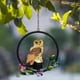 thumbnail image 1 of Lámpara colgante con forma de pájaro, regalo conmemorativo, luz solar para paisajismo, césped, Halloween marrón, 1 of 8