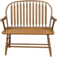 thumbnail image 1 of Pemberly Row Banc de Salon en Bois Moderne Finition Chêne Américain, 1 of 2
