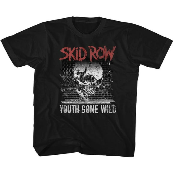 Skid Row Graffiti Gone Wild Black Children's T-Shirt