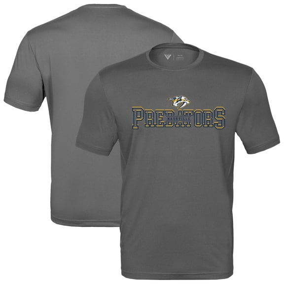Men's Levelwear  Charcoal Nashville Predators Anthem Journey Performance T-Shirt