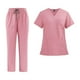 thumbnail image 5 of Conjunto de uniforme de enfermería, blusa y pantalón, uniforme para mujer, traje de trabajo de enfermería XXL, 5 of 9