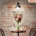 thumbnail image 4 of HELLOYOUNG Vintage Metal Tin Sign 8x12 Inch Rustic Rose Heart Wall Art Decor for Home Bar Cafe Romantic Pink Floral Valentine's Day Gift, 4 of 6