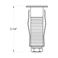 thumbnail image 3 of 15084SS Hinkley Lighting Sparta - 1.75 Inch Dot LED Small Square Button Light - Stainless Steel Landscaping Indicator, 3 of 18