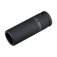 thumbnail image 1 of Unique Bargains 1/2' Drive 19mm 12-Point Deep Impact Socket, CR-MO Steel 78mm Length, Metric Sizes, 1 of 5