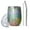 Pioneer Flower-2, variant on 12oz Stemless Wine Tumblers Pioneer Flower Vacuum Insulated Stainless Steel Travel Tumbler Cups Mug with Lid and Straw for Champaign,Cocktail,Beer with Cleaning Brush