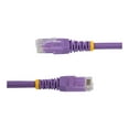 thumbnail image 3 of StarTech.com 10 Pieds CAT6 Ethernet Cable, 10 Gigabit Molded RJ45 650MHz 100W PoE Patch Cord, CAT 6 10GbE UTP Network Cable with Gravity, Purple, Fluke Tested/Wiring is UL Certified/TIA 6 - Catégorie 6 - 24AWG (C6PATCH10PL) - Câble de Raccordement - RJ-45 (m) à RJ-45 (m) - 10 Pi - UTP - CAT 6, 3 of 4