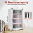 thumbnail image 5 of 36-Slot Cell Phone Storage Cabinet, Wall-Mounted or Freestanding, Lockable Mobile Device Organizer with Pearl Cotton Lining, 5 of 12