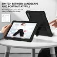 thumbnail image 3 of FIEWESEY for KADYBE D106 / MEIZE D106 Android 14 Tablet Case with Shoulder Strap Kiskctand Kids Friendly Shockproof Case Cover for VOZIZOV D106 Android 14 / FEONAL 10.1 inch 2024 Tablet - Black, 3 of 9