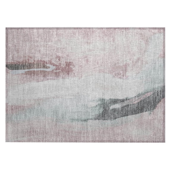 Dalyn Rugs Machine Washable Indoor/Outdoor Chantille Blush 1'8" x 2'6" Rug