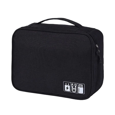 Multi-functional Large Capacity Waterproof Digital Electronic Organizer USB Data Line Charger Plug Headphone Travel Storage Bag