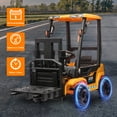 thumbnail image 4 of Ride on Forklift, Licensed JCB 12v 3mph Electric Forklift with Liftable Fork for ages 3-6, Yellow, 4 of 8