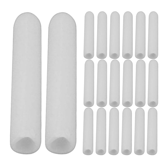 OULII 100 Pcs Embouts en Caoutchouc pour Lave-Vaisselle Prévention de la Rouille et Protection de la Vaisselle PVC Blanc