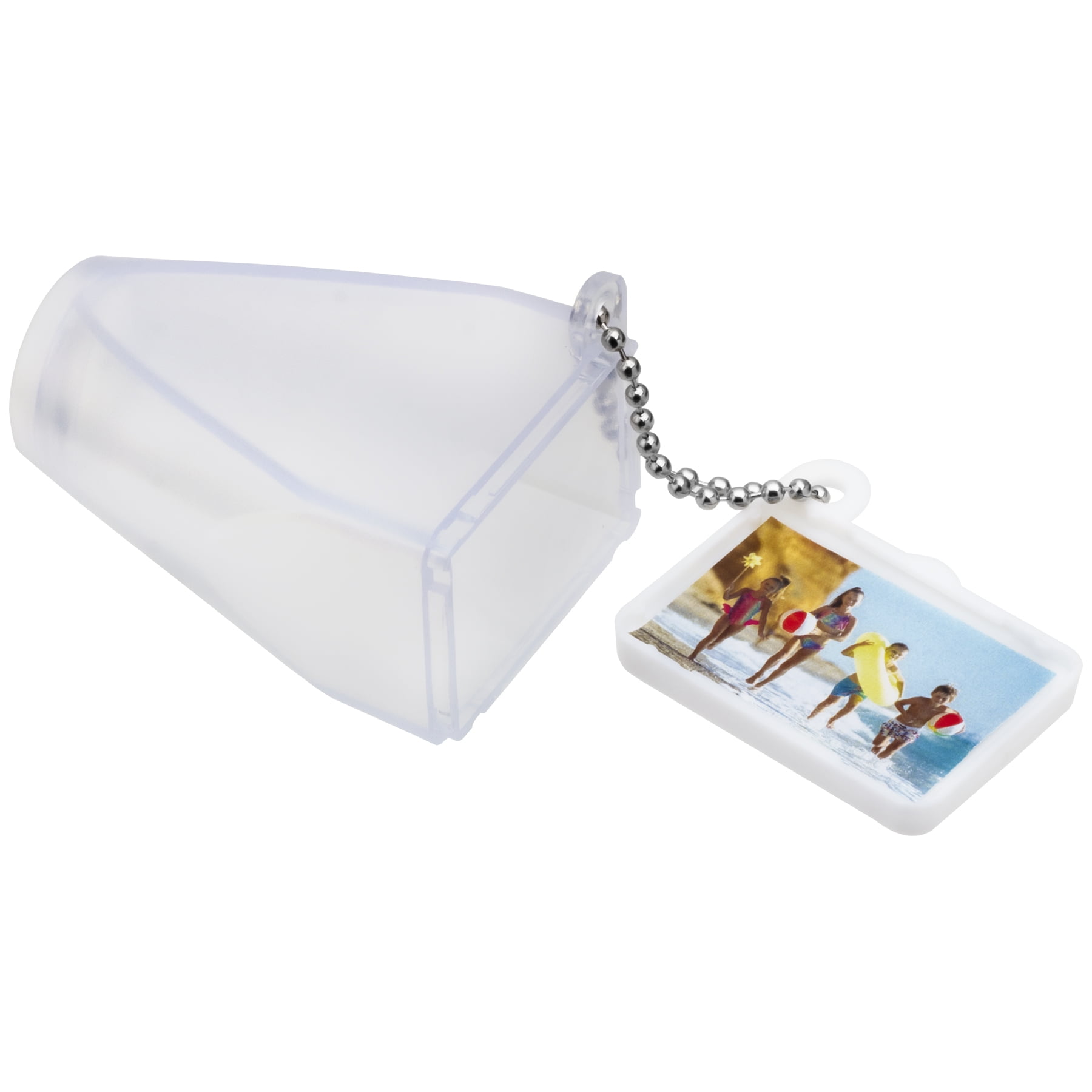 Frosted White Full Frame Viewer Keychain - Pack of 50