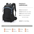 thumbnail image 2 of Mochila de Senderismo MOUNTAINTOP 40L para Hombres y Mujeres - 0.98 kg, 2 of 8