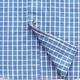 thumbnail image 5 of Dubinik Mens Short Sleeve Button Down Shirts 100% Cotton Plaid Men's Casual Button-Down Shirts with Pocket, 5 of 6