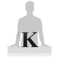 thumbnail image 2 of Village Wrought Iron LET-K-M Lettre K Moyen, 2 of 2