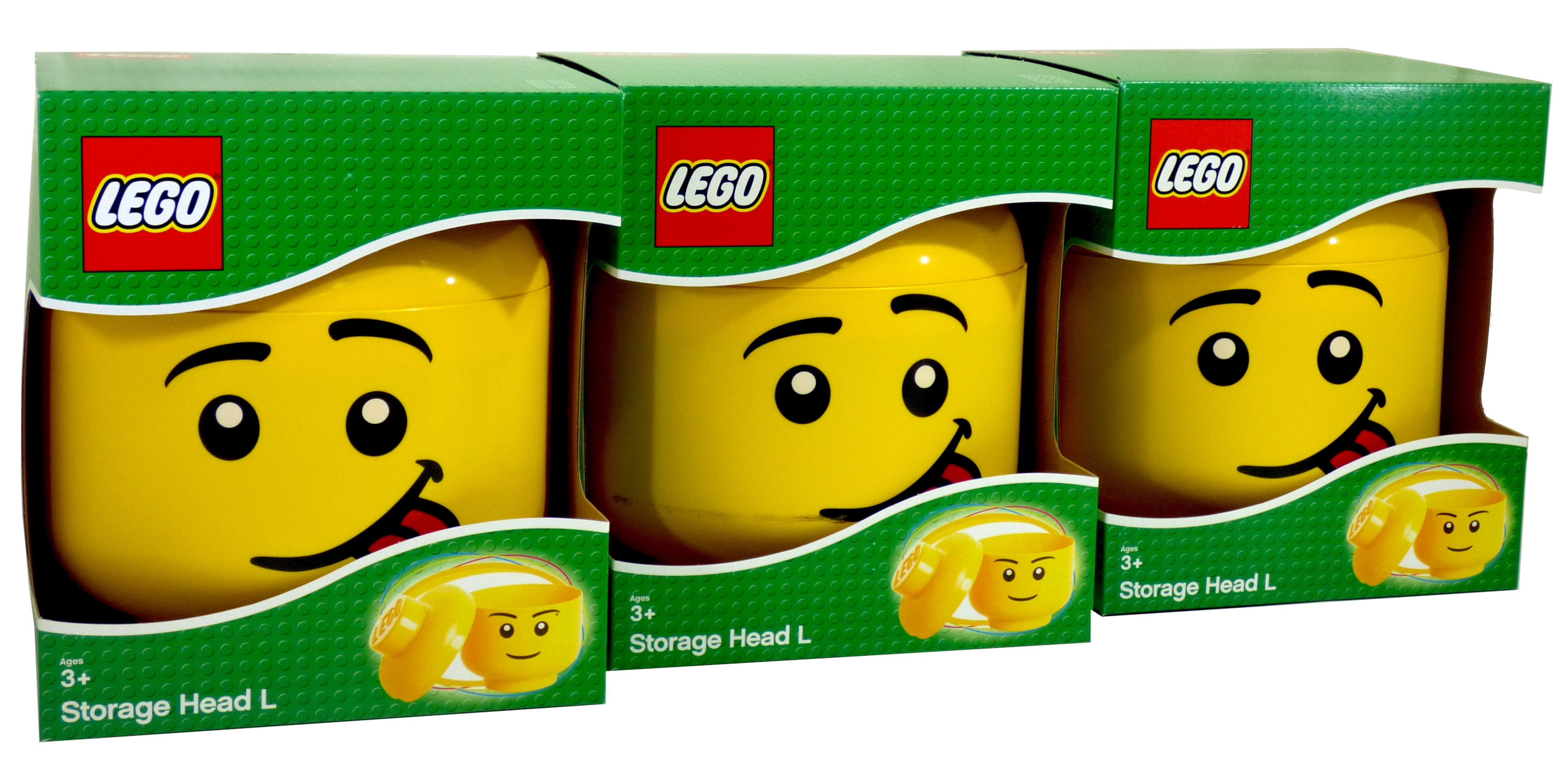 lego head large storage container
