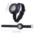 thumbnail image 2 of RENACLIPY 1 Pce Bracelet Étanche Boussole Noir Durable Outil Portable pour la Navigation de Randonnée, 2 of 8
