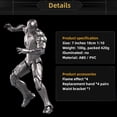 thumbnail image 5 of ZD Toys 1/10 Scale Iron Man MK2 Silver Suit Collectors Action Figure, 5 of 5