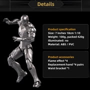 ZD Toys 1/10 Scale 7 inch Iron Man MK22 Hot Rod Collectors Action Figure