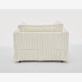 thumbnail image 2 of CKEASEAN 47.7'' Oversized Corduroy Chaise Lounge Chair indoor with Ottoman, Deep Seat Recliner Sofa, Soft Upholstered Reading Armchair with Pillows, Comfy Sleeper Chair for Living Room, Office, 2 of 9