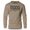 Khaki, variant on GYMISH Being a Man is Necessary Lightweight Long Sleeve Hooded T-Shirt for Men – Bold Workout Hoodie, Sport Grey, Small