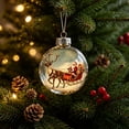 thumbnail image 5 of 1pc Clear Plastic Christmas Story Ball Ornament, Old Fashioned Scene Pendant for Tree Hanging Decor, Holiday Decor 3in, 5 of 7