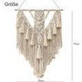 thumbnail image 4 of Decoración de habitación bohemia: tapiz tejido geométrico, decoración de pared bohemia ecológica, atrapasueños de macramé hecho a mano para tapiz, decoración elegante y acogedora, cordones de algodón, 4 of 6