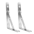 thumbnail image 2 of Soporte de Tabla de Estructura Simple Soporte de Acero inoxidable, Soporte Triangular, Estante de Pared Para Tiendas, Talleres, Patio Trasero, Remolque,, 2 of 7