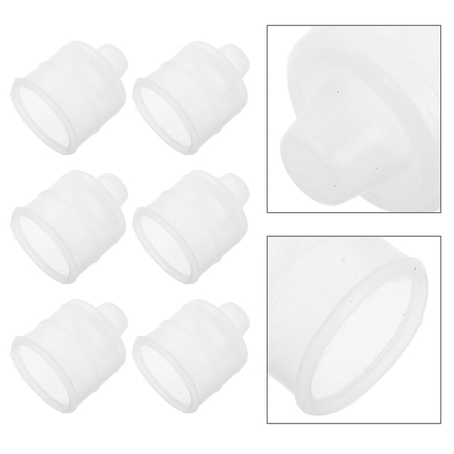 OUNONA 10Set Pressure Cooker Cap White Silicone Sealing Parts For Home Users Cooking Enthusiasts
