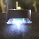 thumbnail image 5 of Kearding Luz de Valla 0.12W 3lm Luz de Escalera de energía Solar Lámpara de jardín de decoración Impermeable Jardín y Patio LED blanco con carcasa negra, 5 of 6