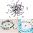 thumbnail image 2 of 20pcs/Lot 4x12mm Connector Brass Screw Barrel Clasps Closures Lock for DIY Bracelet Necklace Jewelry Making Accesories (Color : Mix, Size : 12 * 4mm), 2 of 5