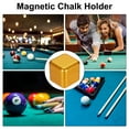 thumbnail image 7 of Uxcell Billiard Magnetic Chalk Holder Aluminum Pool Chalk Holder Billiards Cue Chalk Tip Case Golden, 7 of 7
