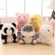 thumbnail image 5 of Juguete de peluche de Panda de bambú con forma de bola redonda súper lindo, animales de dibujos animados de peluche de alta calidad, muñeca de gato negro, juguetes de postre de hámster, 5 of 5