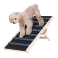 thumbnail image 1 of Rampa para perros VEVOR plegable para cama ajustable de 15 a 56 cm de madera, 1 of 9