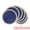 Dark Blue, variant on Unique Bargains Rustic Placemats 6 Pack Round Woven Placemats Gray 15x15inch