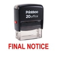 thumbnail image 2 of Printtoo FINAL NOTICE Self Inking Rubber Stamp Office Stationary Custom Stamp-Red, 2 of 2